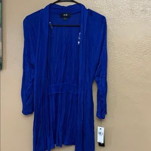 Royal blue light cardigan